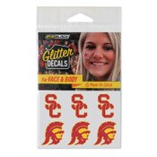 USC Trojans SC Tommy Glitter Face & Body Decals